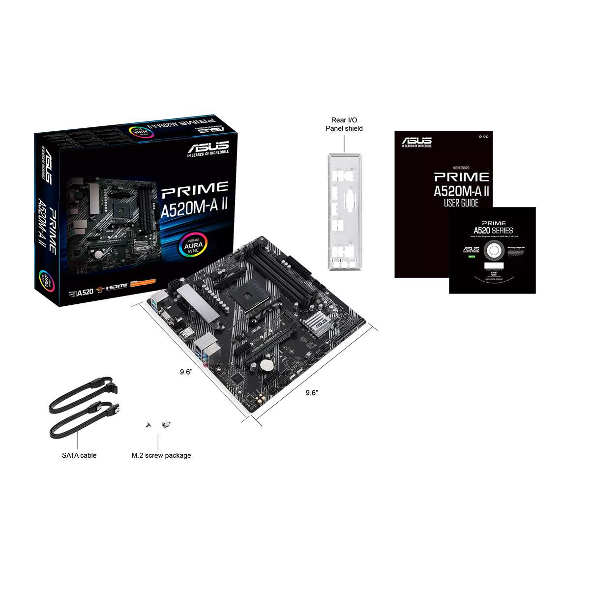 Motherboard Asus PRIME A520M-A II AM4 DDR4 Aura Sync RGB